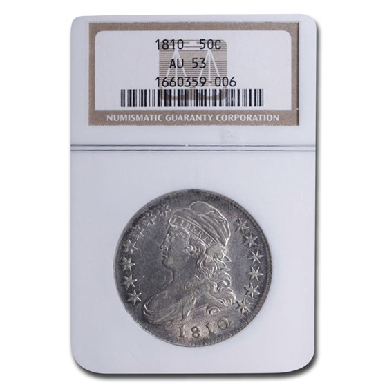 1810 Capped Bust Half Dollar AU-53 NGC 1810 Capped Bust Half Dollar AU-53 NGC
